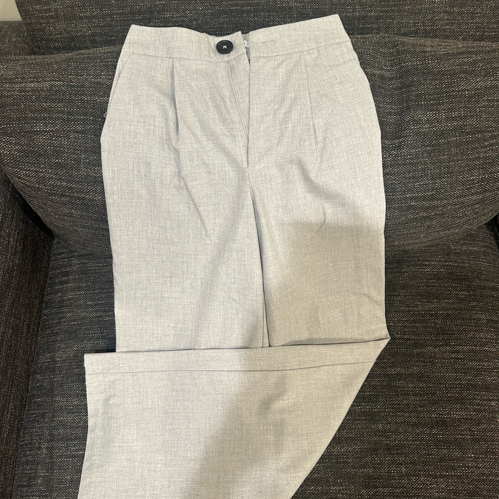 Stradivarius Light Gray Trousers